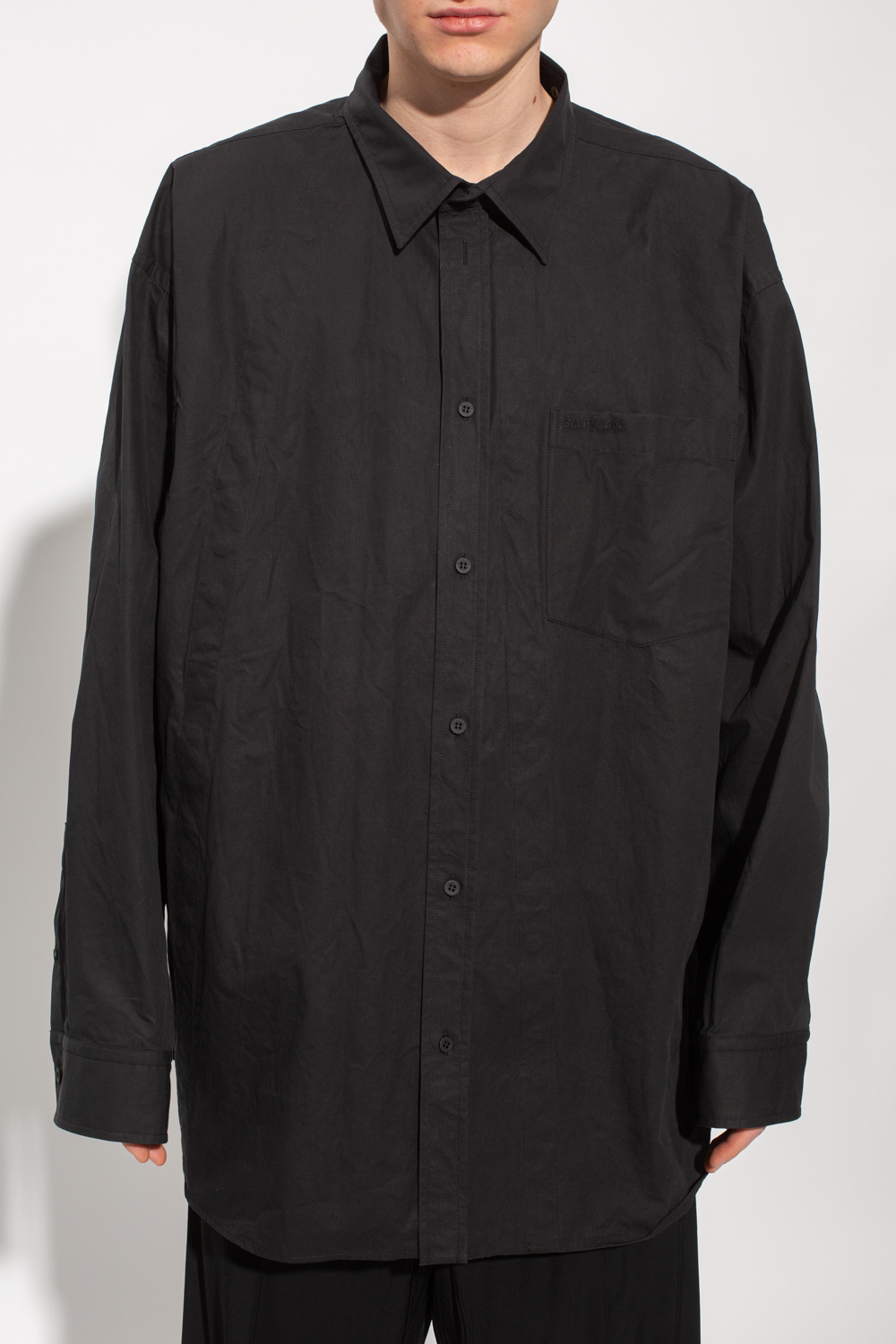 Balenciaga 'Snap' oversize shirt | Men's Clothing | Vitkac